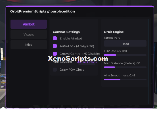 Orbit Premium Rivals Aimbot Script