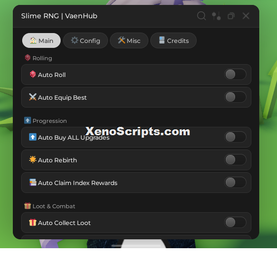 Slim RNG Auto Roll Script (No Keys)