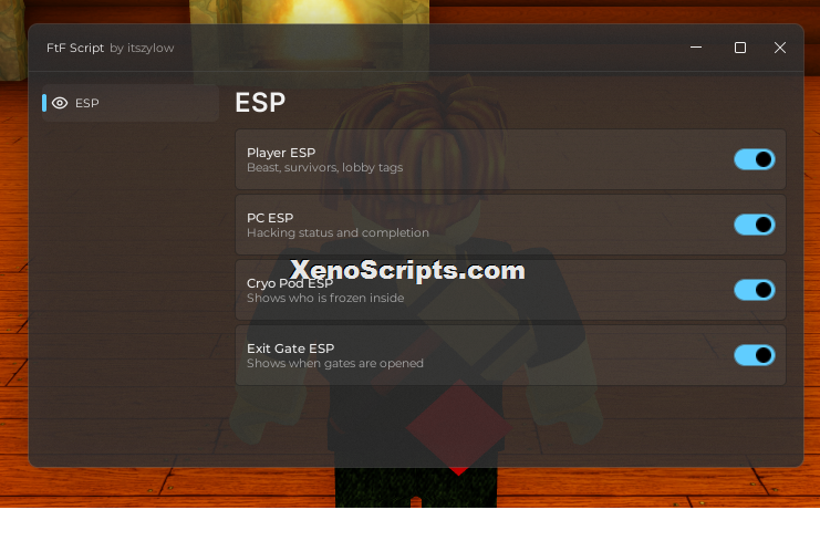 FTF ESP Script Keyless