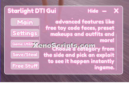 Starlight DTI Gui Auto farm cash
