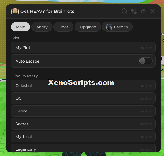 Get Heavy for Brainrots Script Keyless