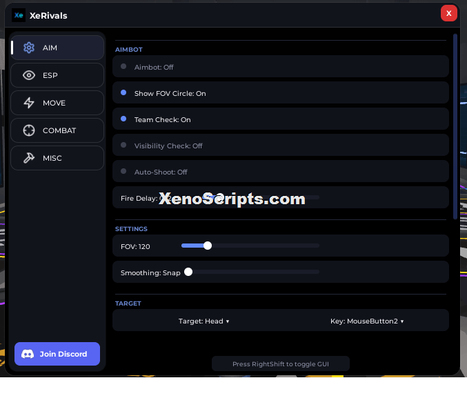 XeRivals Script (Destroy your enemies)