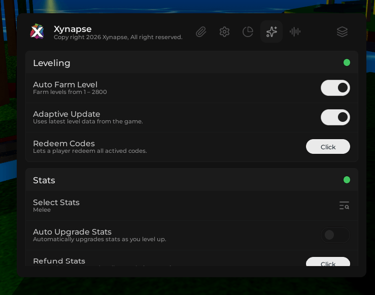 Xynapse Blox Fruits Script (No Keys) - Auto Farm Levels