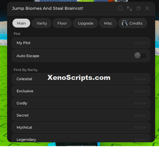 Jump Biomes And Steal Brainrot Script Keyless