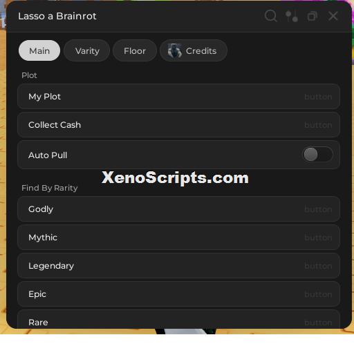 Lesso a Brainrot Auto Pull Script Keyless