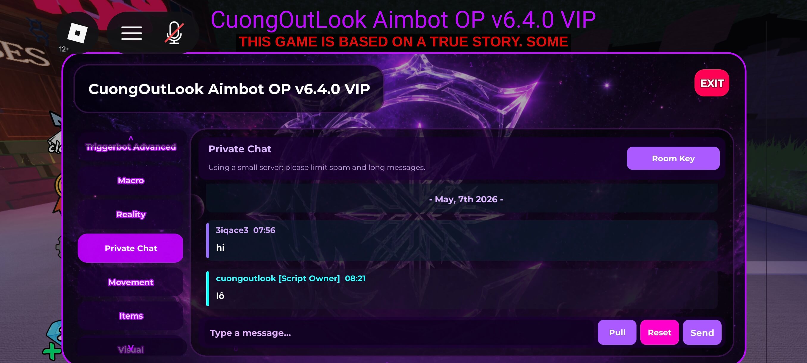 CuongOutLook - The Second Roblox Bypass Chat