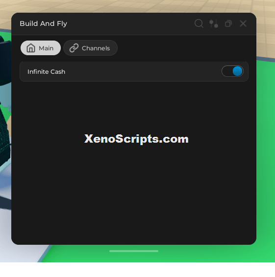 Build and Fly Inf Cash Script