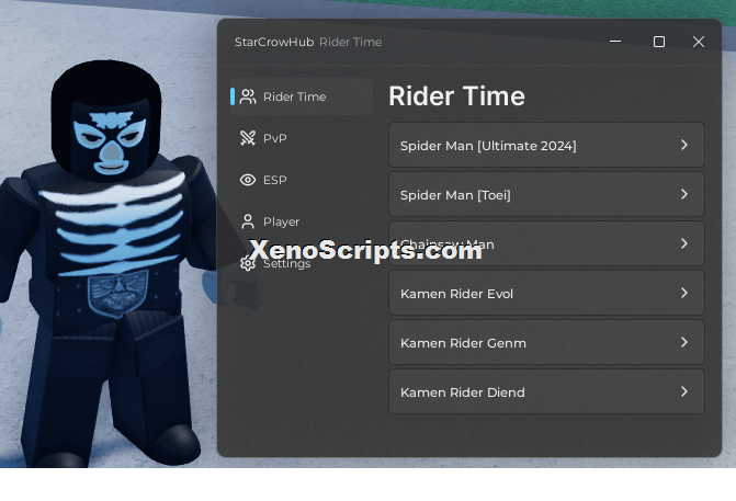 Rider Time Pvp Keyless