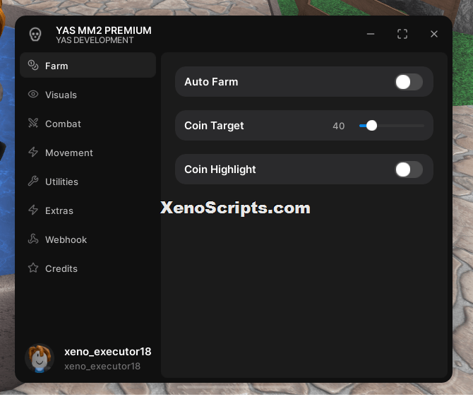 YAS MM2 Premium Script Keyless - Auto Farm
