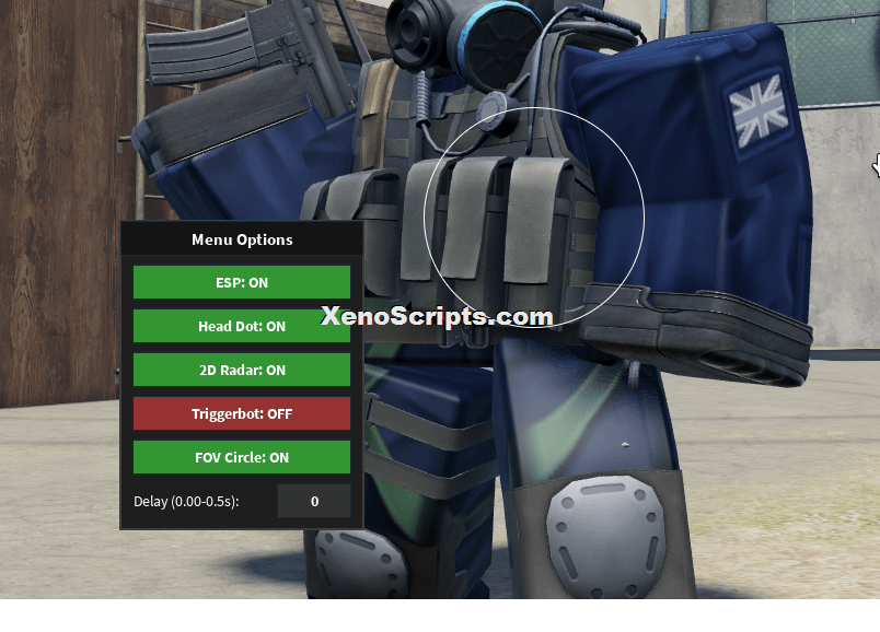 Bloxstrike Trigger Bot and Head dot Script Keyless