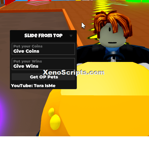 Slide from top script keyless - infinite coins