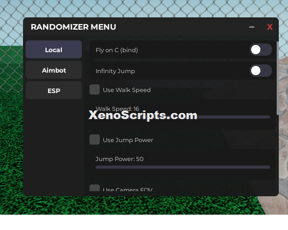 Randomizer Menu Aimbot