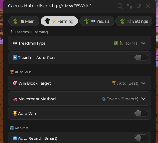 Cactus Hub +1 Speed Keyboard Escape Script OP (No Keys)