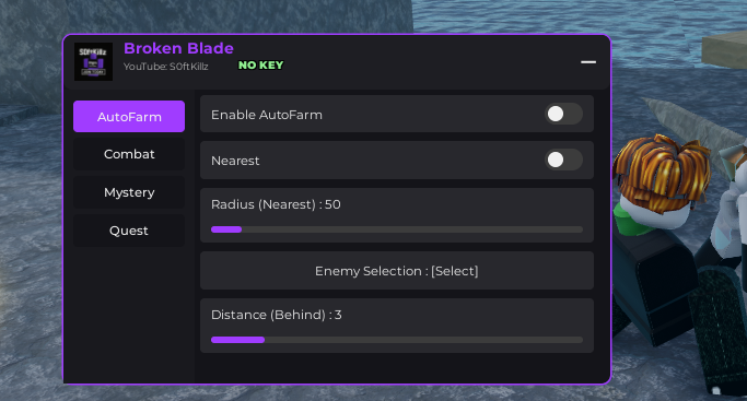 Broken Blade Auto Farm Auto Attack M1 Script keyless