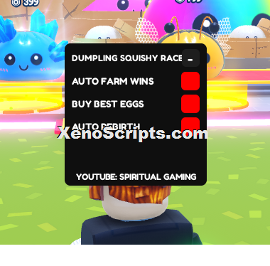 Dumpling Squishy Race Auto Farm Wins Script