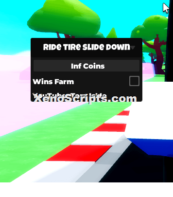 Ride tire slide down icon