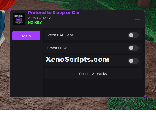 Pretend to sleep or die script keyless