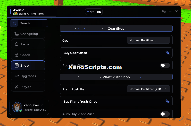 Axonic BARF Auto plant seeds OP keyless
