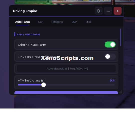 Criminal Auto Farm OP Keyless