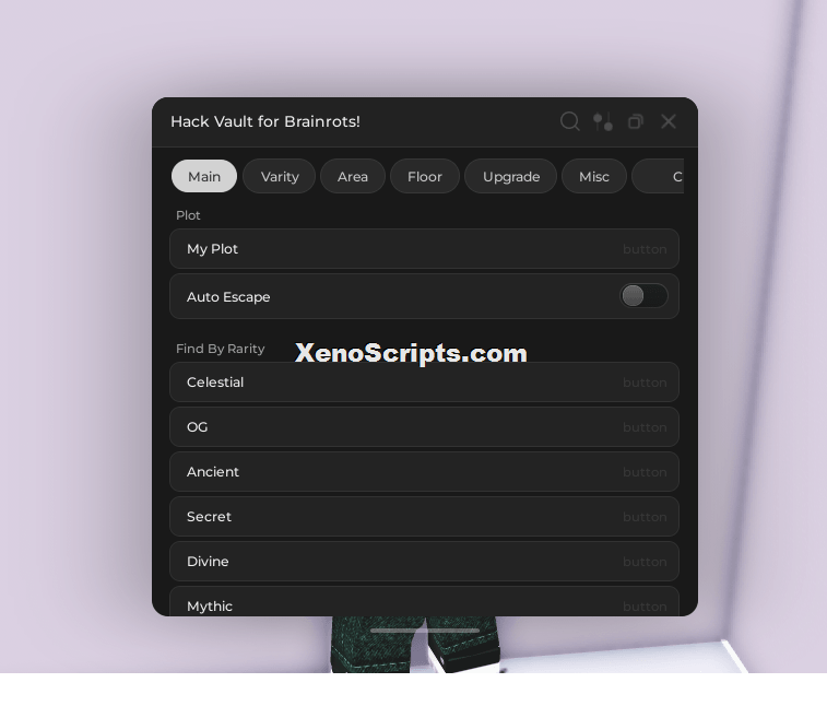 Hack vault for brainrots script keyless