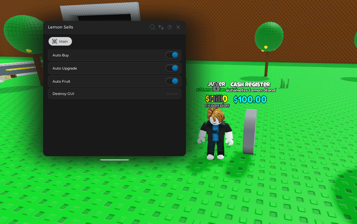Sell Lemons Script (Keyless) - Auto Buy & Auto Upgrade