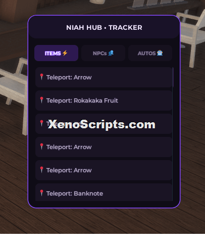 Niah Hub Auto farm all teleport OP keyless