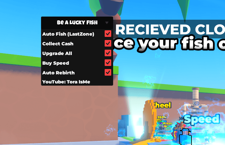 Be a Lucky Fish Script (NO KEY) - Auto Fish & Collect Cash