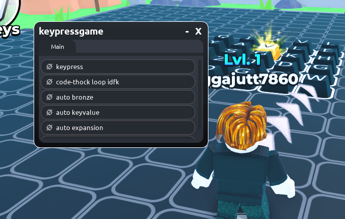 keypressgame Keyboard Incremental Script (NO KEY) - auto key & auto upgrade