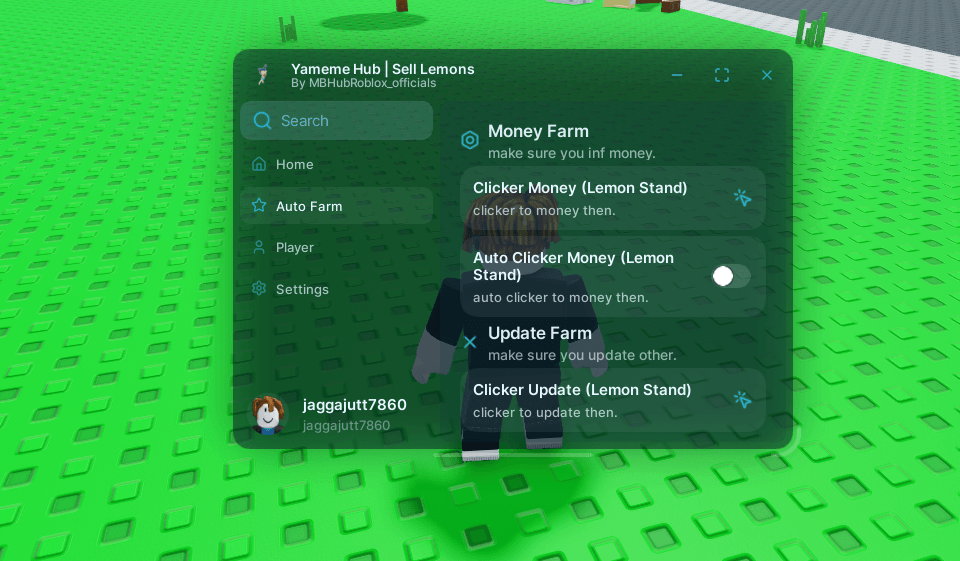 Yameme Hub Sell Lemons script (NO KEY) - Auto Farm & Money Farm