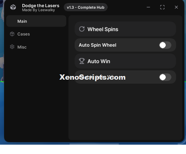 Dodge the Lasers Auto Spin Wheel script OP