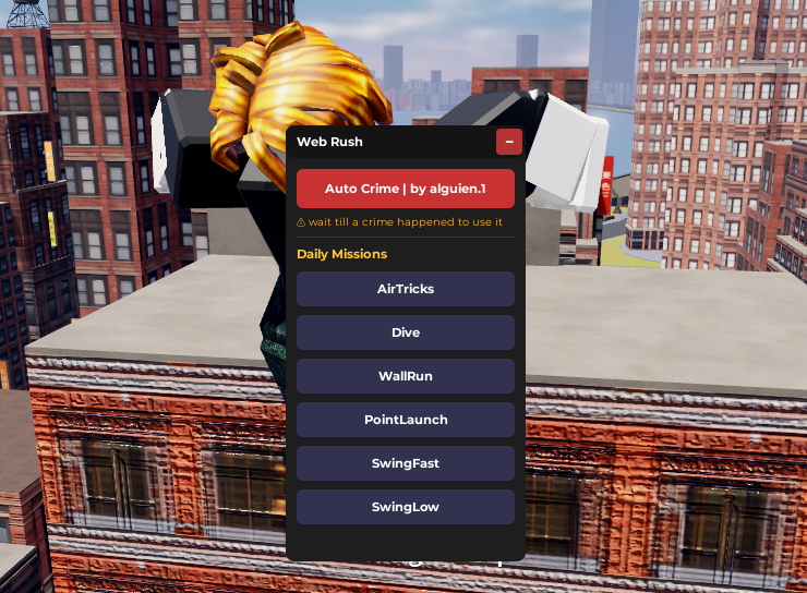 Web Rush script (NO KEY) - PointLaunch & SwingFast