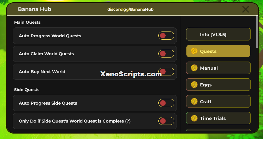 Anime Astral Simulator script by Banana Hub - Xeno Supported