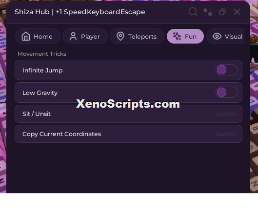 Force Speed Value and Infinite Jump (No Keys)