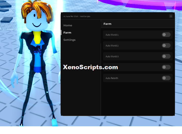 +1 Aura Per Click Script by Void Scripts - Auto Farm