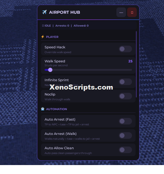 Secure the Airport Script keyless OP - Auto Arrest Fast