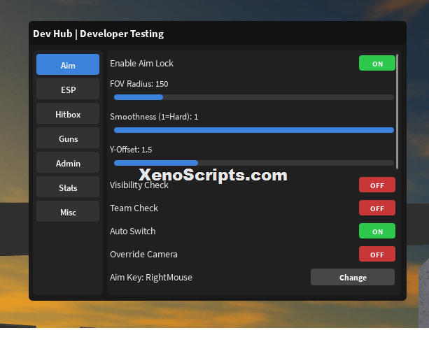 Dev Hub Fluxo PvP script keyless