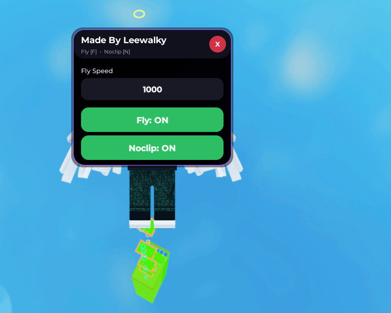 Leewalky Fly for Brainrots Script OP (Keyless) - Fly Speed & Fly On