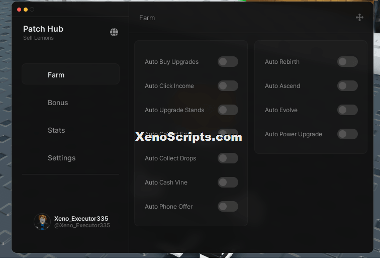 Sell Lemons Script by Patch Hub - Auto click income