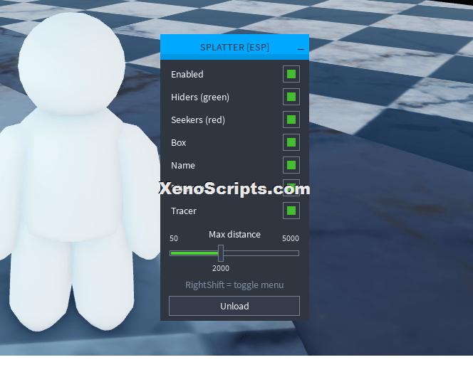 Splatter ESP Customize Script OP (No Keys)