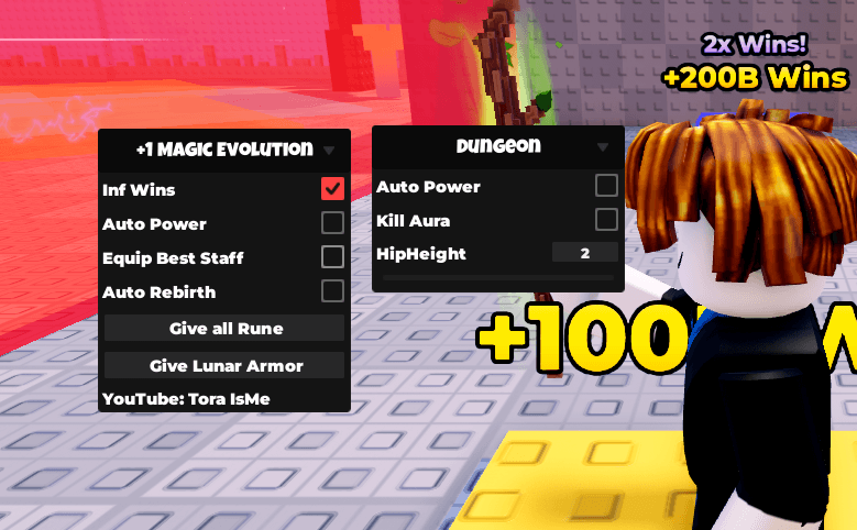 +1 Magic Evolution Script (Keyless) - INF WINS & KILL AURA