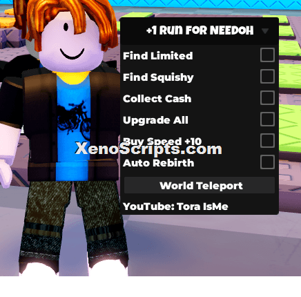 +1 Run for Needoh script keyless