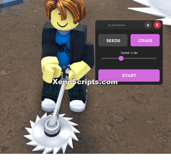 Auto Trim grass and seeds Farm