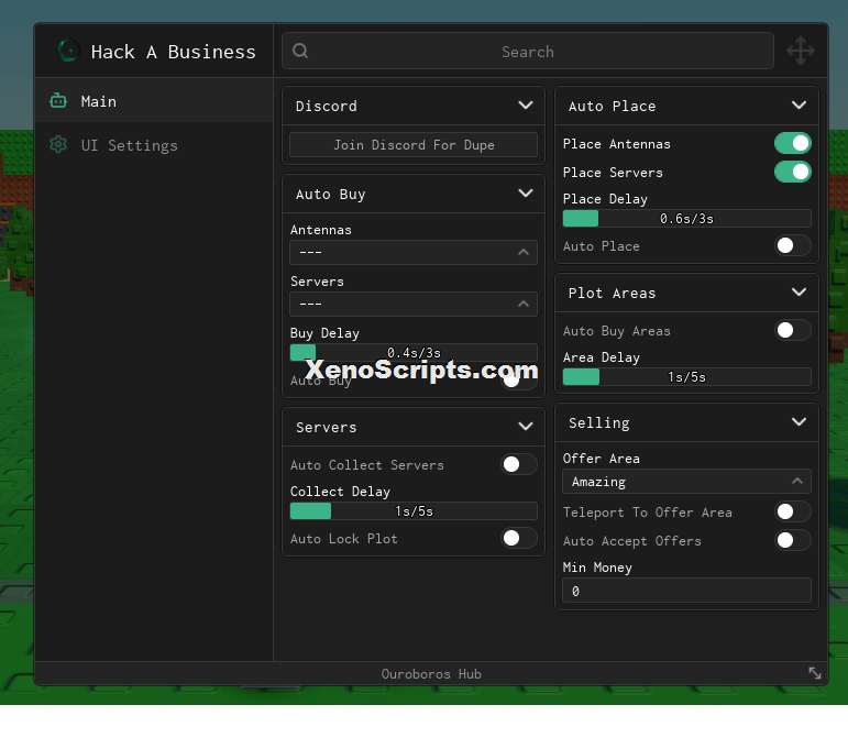 Hack a Business script keyless - Auto Buy, Auto Collect