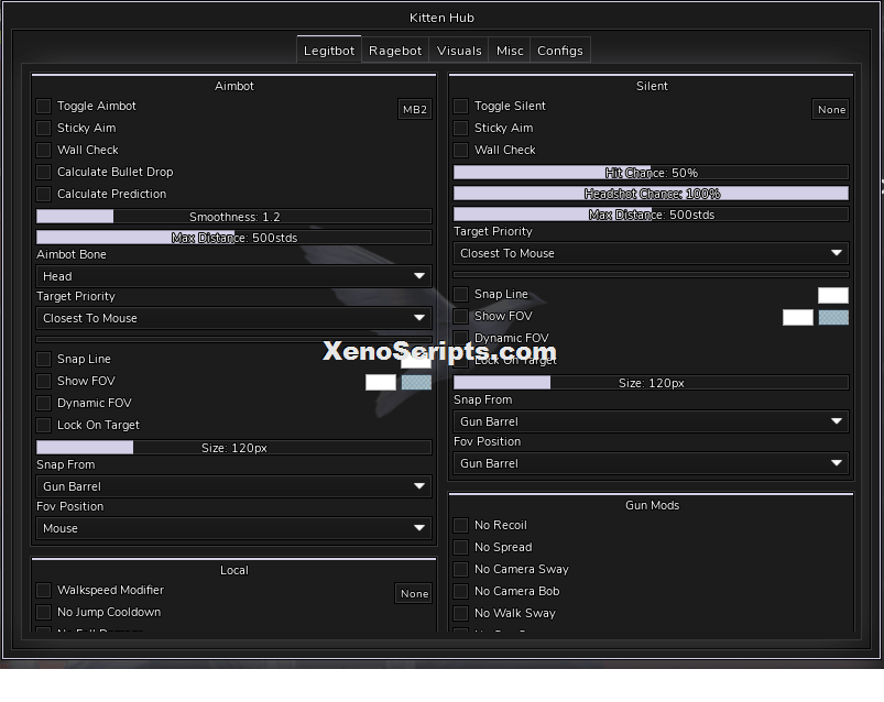 Kitten Hub Phantom Forces Script Keyless