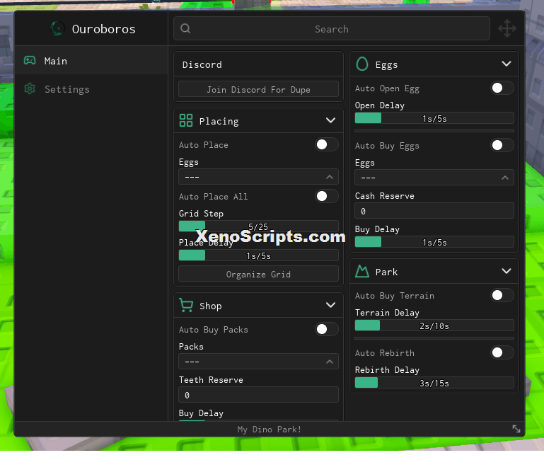 My Dino Park Auto Farm Script Keyless