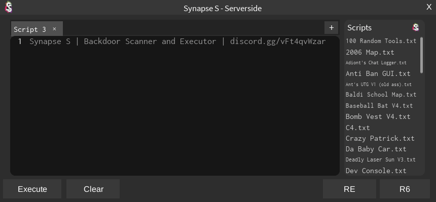 Synapse S - Serverside