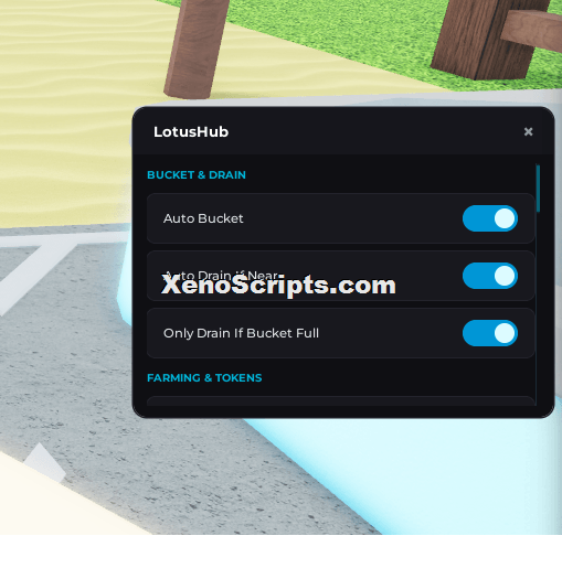Lotus Hub Auto Drain Script OP