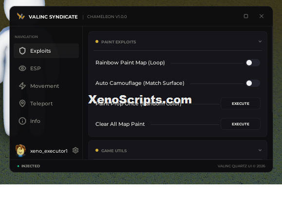 Chameleon v1.0 Script by Valinc Syndicate OP (No Keys)