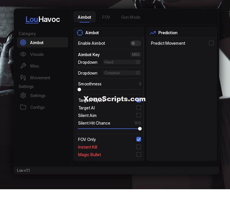 Havoc aimbot script keyless OP - FOV, Gun Mods