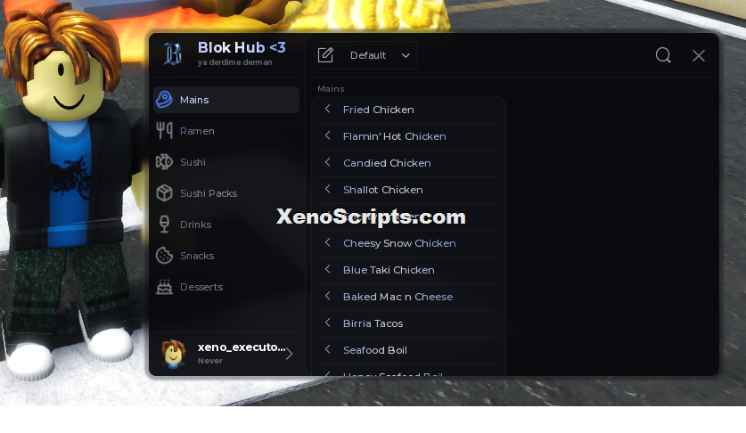 Mukbang Game script keyless OP by Blok Hub